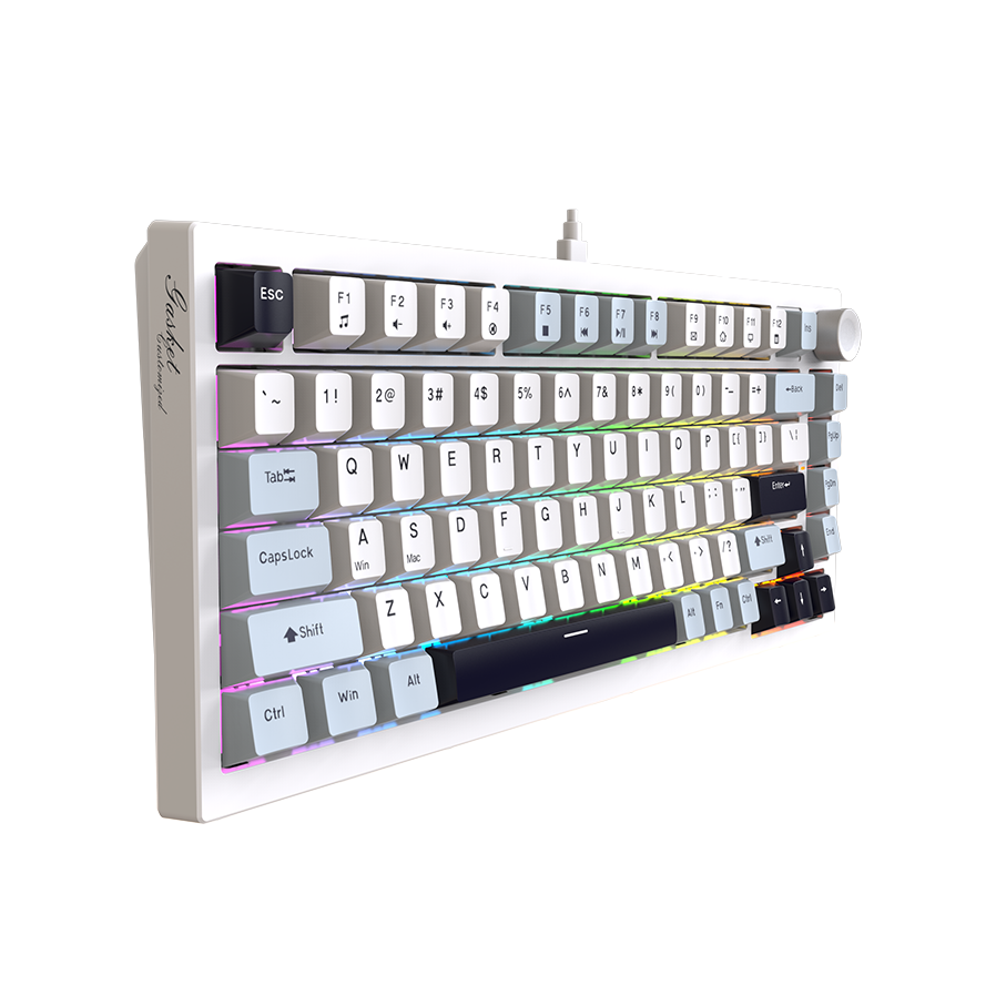 CLAVIER GAMING JEDEL KL81 MECANIQUE BLEU SWITCH